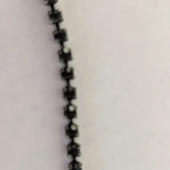 Black Rhinestone Bracelet - Picture 7 of 8